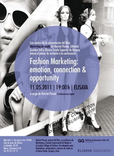 Conferencia > Harriet Posner presenta ‘Marketing de moda’