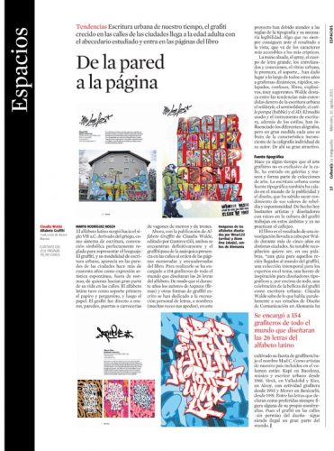 Reseña > ‘Alfabeto graffiti’ en el Cultura|s de La Vanguardia