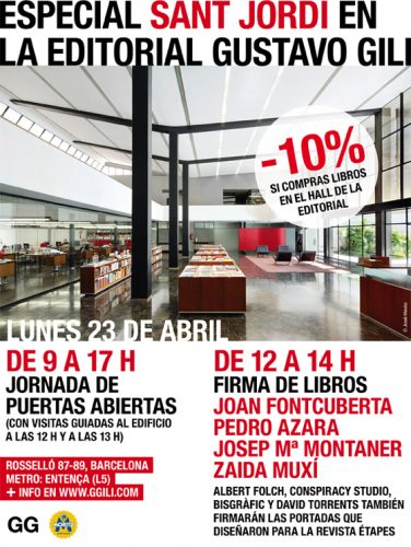 Especial Sant Jordi en la Editorial Gustavo Gili