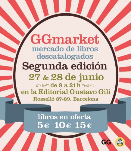 GGmarket, vuelve el mercadillo de libros a 5, 10 y 15€