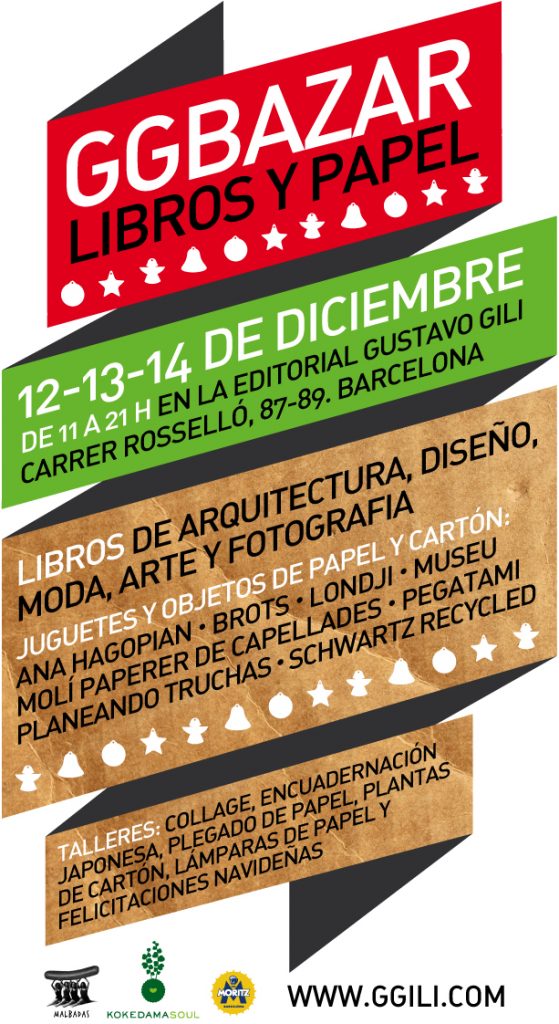 GGbazar 2013 > ¡Vuelve nuestro GGbazar navideño! Este año regala libros y papel por Navidad