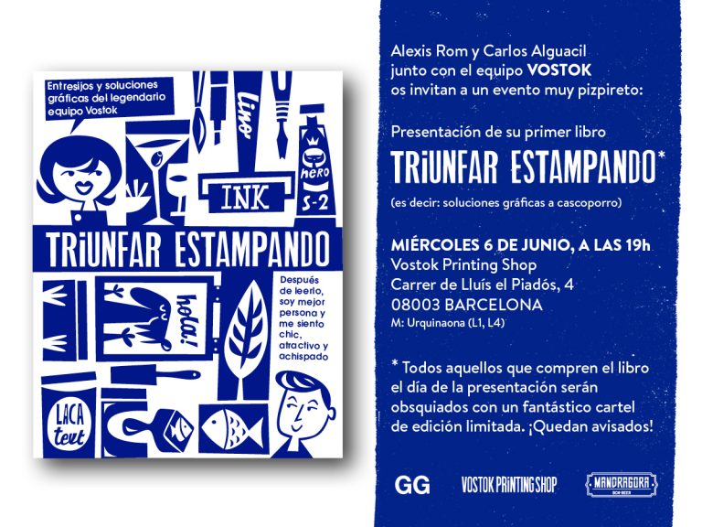 06/06 &gt; ¡Presentamos 'Triunfar estampando' con el legendario equipo Vostok!