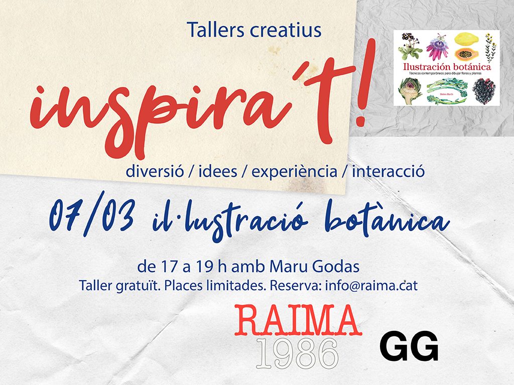 07/03 Taller de ilustración botánica con Maru Godas