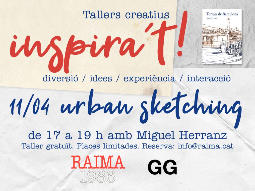 11/04 Taller de urban sketching en Raima con Miguel Herranz