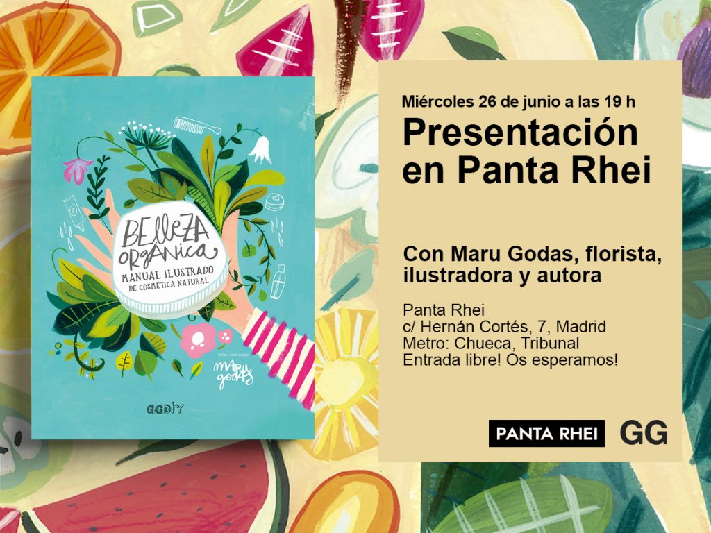 26/06 Presentación de 'Belleza orgánica' en Panta Rhei