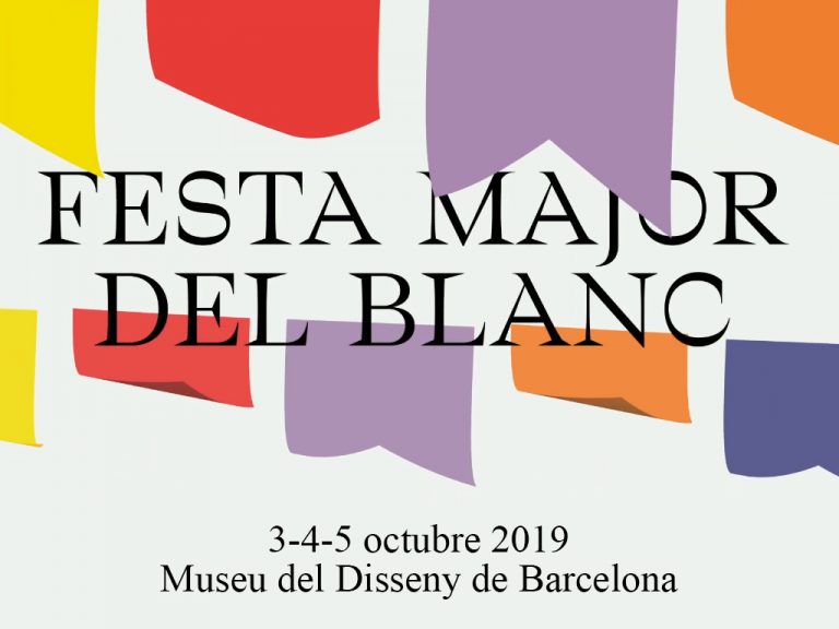 3-4-5/10 La Editorial Gustavo Gili en el Blanc Festival 2019
