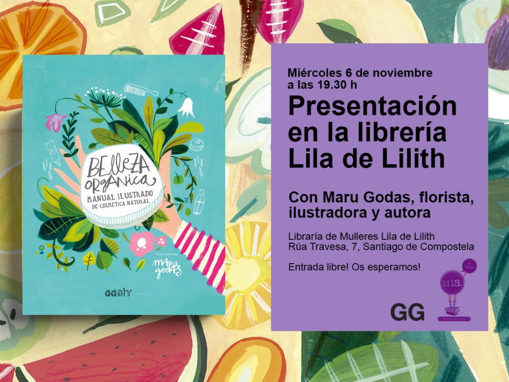 06/11 Presentación de 'Belleza orgánica' en la librería Lila de Lilith de Santiago de Compostela