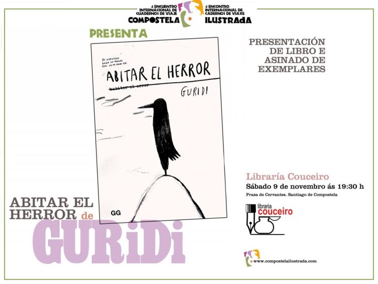 9/11 Guridi presenta 'Abitar el herror' en la librería Couceiro de Santiago de Compostela