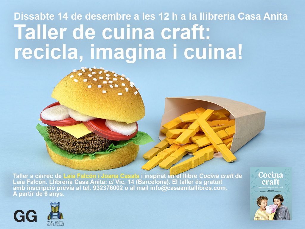 14/12 Taller de 'Cocina craft' en la librería Casa Anita