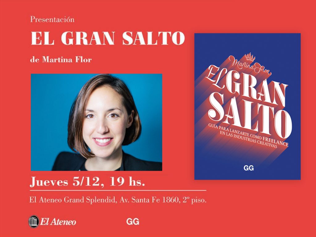 5/12 Martina Flor presenta 'El gran salto' en El Ateneo de Buenos Aires