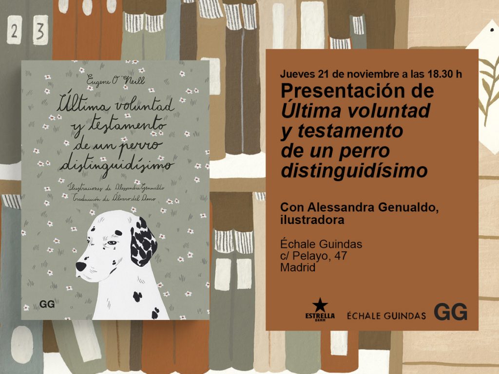 21/11 Presentación de 'Última voluntad y testamento de un perro distinguidísimo' en la galería Échale Guindas