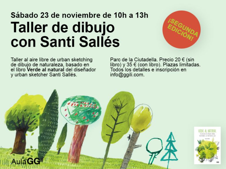 23/11 ¡SEGUNDA EDICIÓN! Taller de dibujo con Santi Sallés
