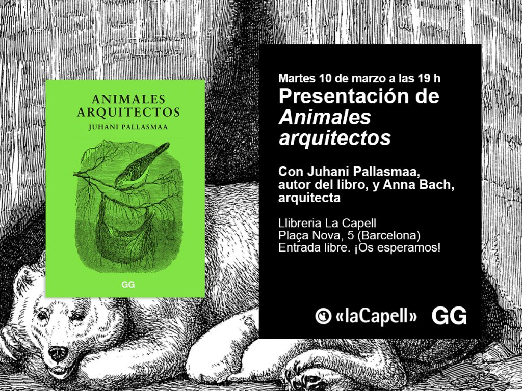 10/03 Juhani Pallasmaa presenta 'Animales arquitectos'
