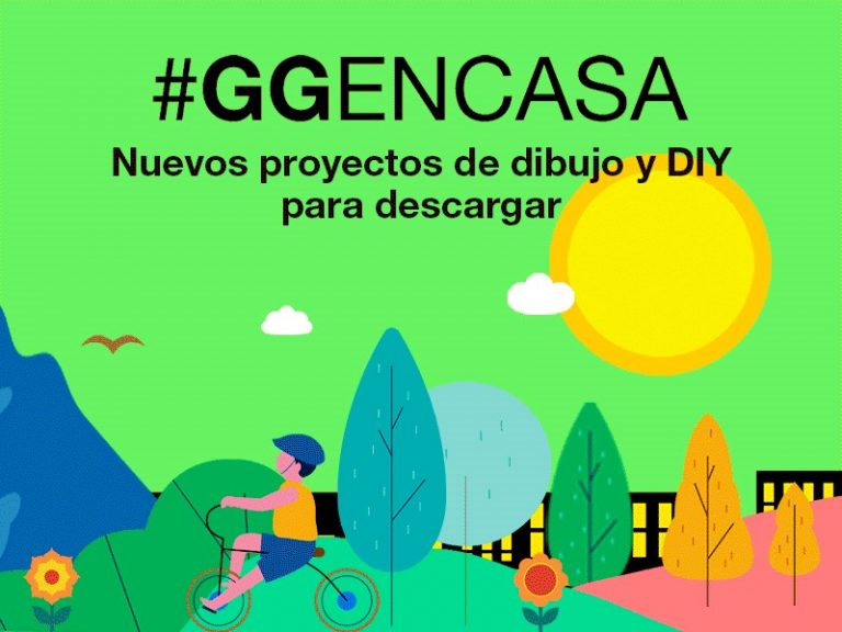 #GGENCASA 11 > Descárgate ejercicios y proyectos de dibujo y DIY para toda la familia (4ª parte)